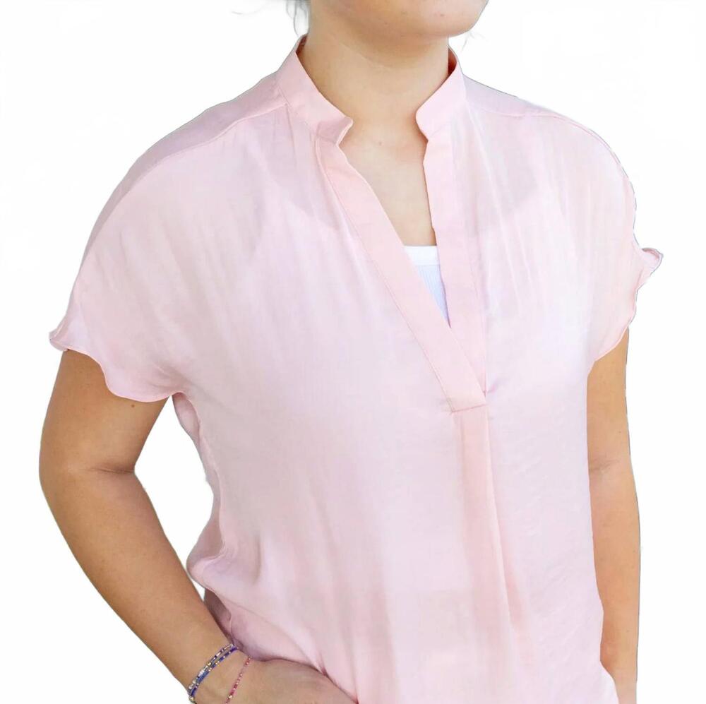 NEW NAKED ZEBRA sweet charmer blouse in english rose